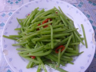 清爆山芋梗的做法