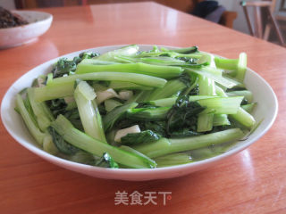 蒜香小白菜的做法