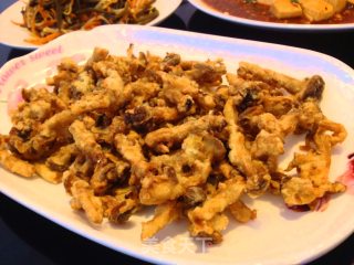 酥炸灵芝菇的做法
