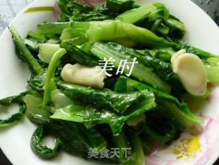 清炒油麦菜的做法
