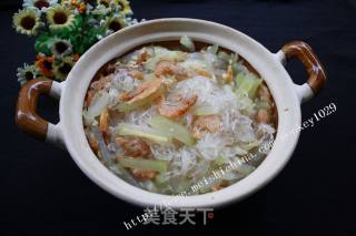 节瓜虾米粉丝煲的做法