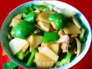 青椒土豆片的做法