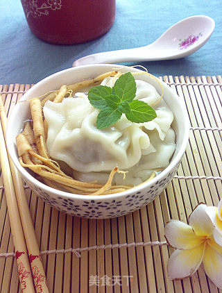 参茶炖汤饺的做法