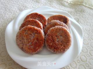 电饼铛煎紫色玉米小饼的做法