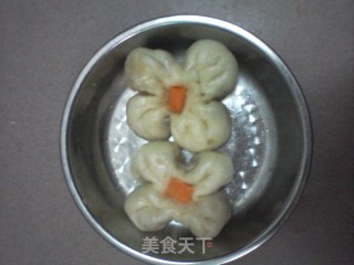 奶香花朵饼的做法