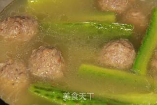 苦瓜肉丸汤的做法