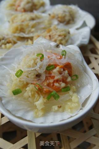 蒜蓉粉丝蒸扇贝的做法