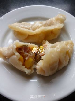甜玉米香菇瘦肉饺（含包饺子的步骤）的做法