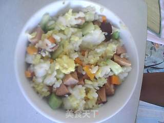 蛋炒饭的做法