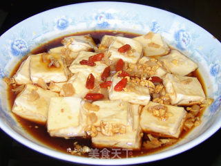 干贝蒸豆腐的做法