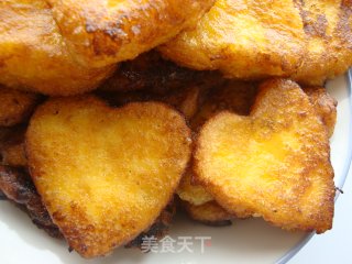 七夕爱心南瓜糕点 满满的都是爱