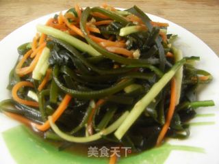 蒜蓉鲜海带丝的做法