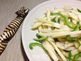 清炒藕丝的做法