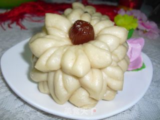 枣花馒头的做法