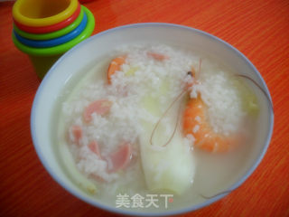 虾娃粥的做法