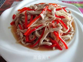 子姜炒肉丝的做法