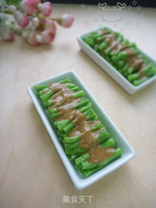 麻酱豆角的做法