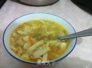 胡萝卜鸡蛋豆腐汤的做法