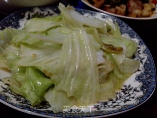 清炒莲花白的做法
