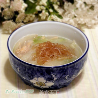 “赛”鱼翅--瑶虾粉丝娃娃菜的做法
