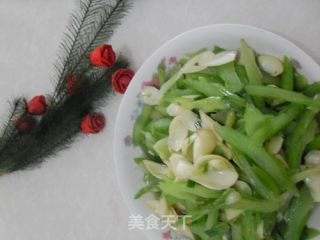 西芹百合的做法