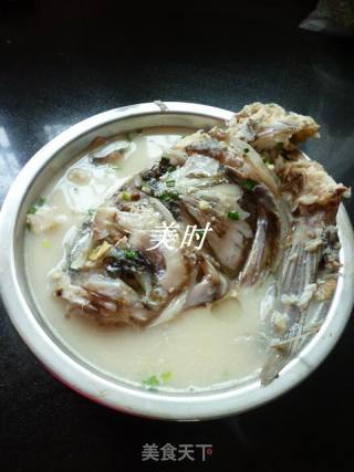 奶香鱼头汤的做法