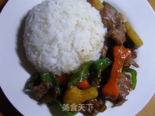 椰汁牛腩烩饭的做法
