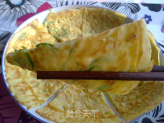 青椒鸡蛋饼的做法