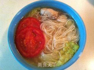 鸡汤龙须面--快捷营养早餐（二）的做法
