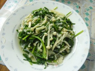 韭菜金针的做法