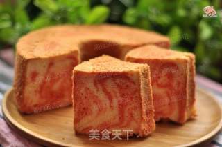 红曲大理石戚风蛋糕的做法