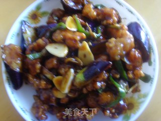 肉段烧茄子的做法