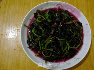 蒜泥红苋菜的做法
