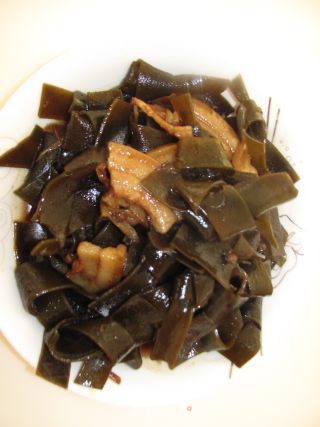 五花肉海带扣的做法