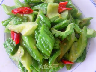 泡椒苦瓜的做法