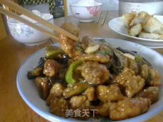肉段烧茄子的做法