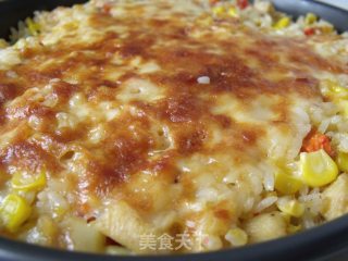 【米饭新吃法】杂蔬鸡肉焗饭的做法