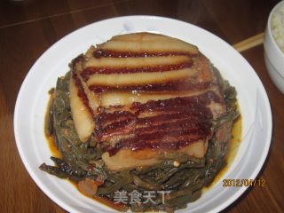 干豆角扣肉的做法