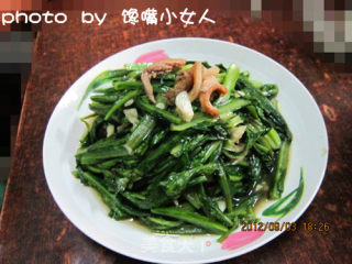 蒜香油麦菜的做法