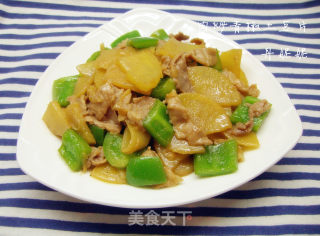 肉炒青椒土豆片的做法
