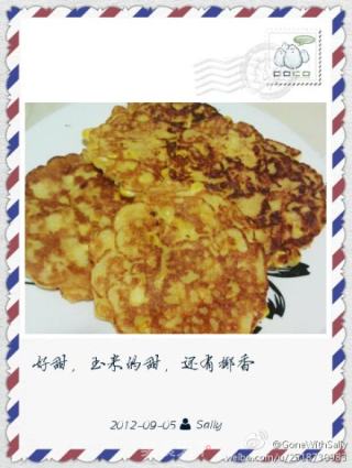 椰香玉米饼的做法