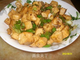 尖椒小豆腐的做法