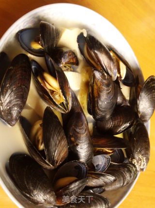清蒸淡菜豆腐的做法