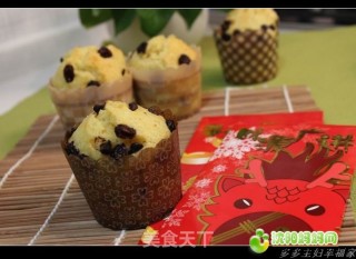 黄油飘香----葡萄干巧克力豆纸杯蛋糕