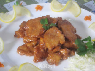开胃菜の《柠檬鸡片》