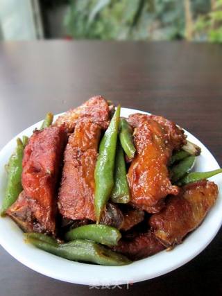 四季豆烧排骨的做法