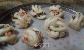 鲜虾葱花卷的做法