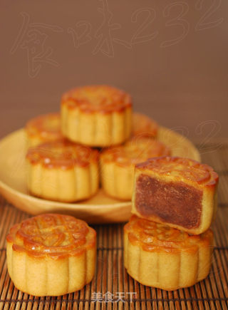 广式红豆沙月饼的做法