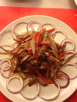 红椒爆叉烧肉的做法