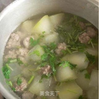 冬瓜肉丸汤的做法